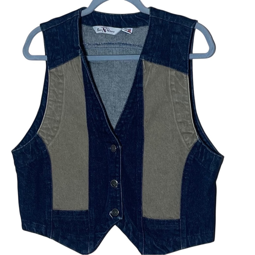 Blue Denim Vest